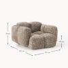 Teddy Bouclé Lounge Chair Tayla
