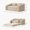 Teddy Bouclé Sofa Bed Eliot (2-seater)