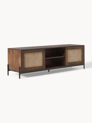 TV Lowboard Vienna with Viennese Wickerwork