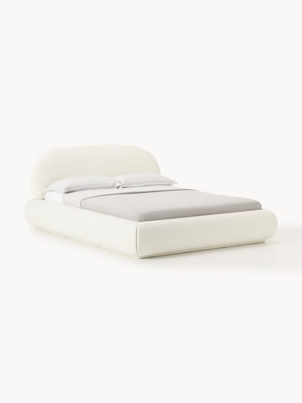 Upholstered Bouclé Bed Alba