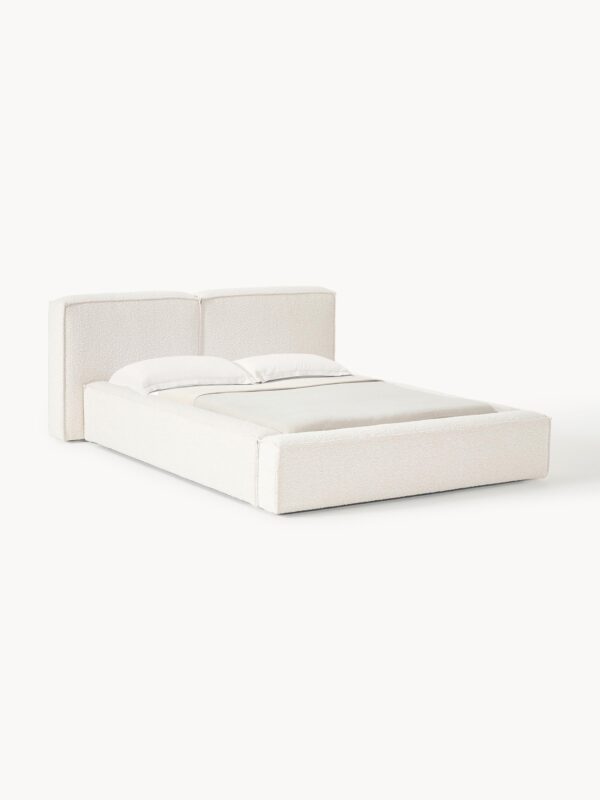 Upholstered Bouclé Bed Lennon
