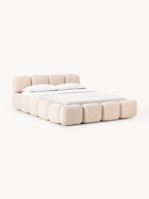 Upholstered Bouclé Bed Tayla
