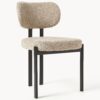 Upholstered Bouclé Dining Chair Adrien