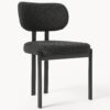 Upholstered Bouclé Dining Chair Adrien