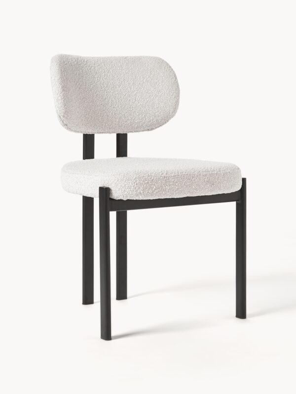 Upholstered Bouclé Dining Chair Adrien