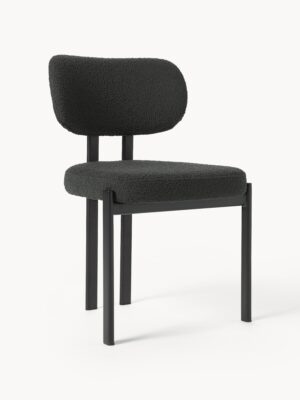 Upholstered Bouclé Dining Chair Adrien