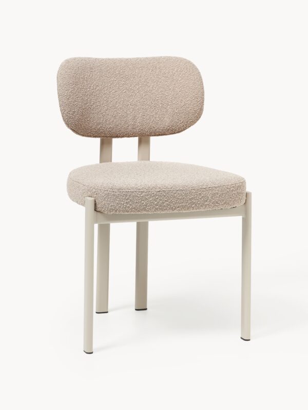 Upholstered Bouclé Dining Chair Adrien