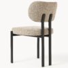 Upholstered Bouclé Dining Chair Adrien