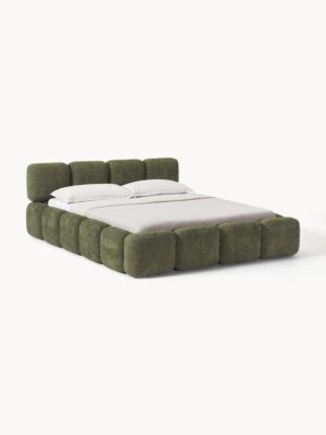 Upholstered Teddy Bouclé Bed Tayla