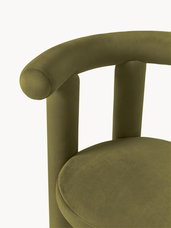 Upholstered Velvet Chair Calan