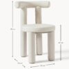 Velvet Upholstered Chair Calan
