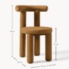 Velvet Upholstered Chair Calan