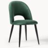 Velvet Upholstered Chair Rachel