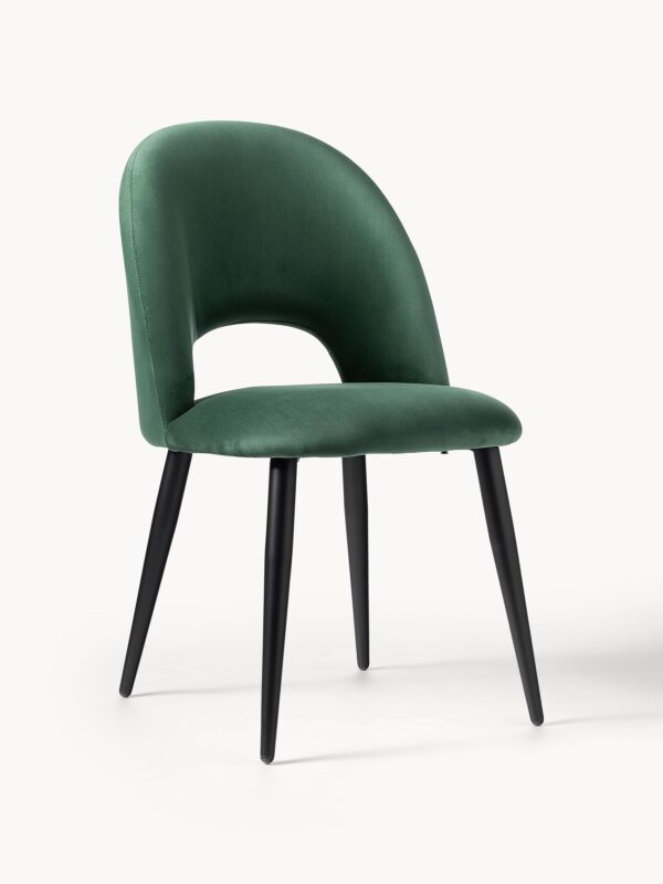Velvet Upholstered Chair Rachel