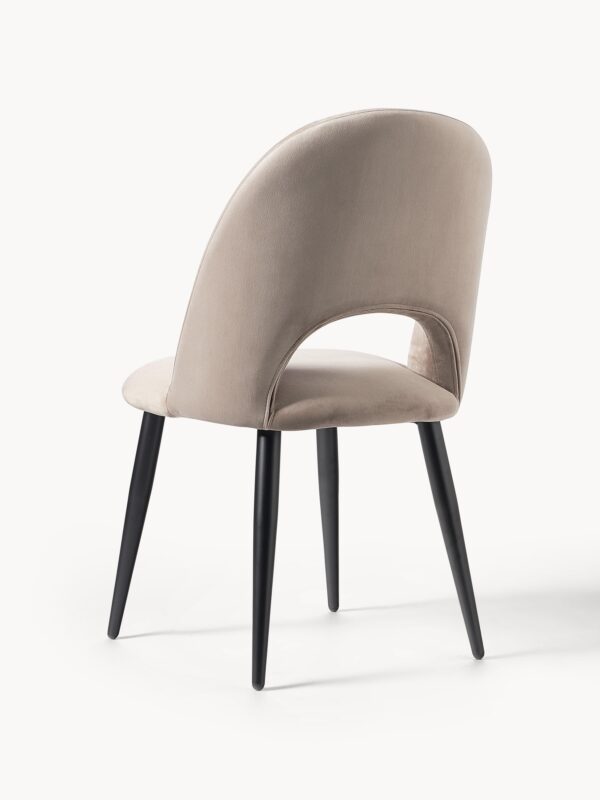 Velvet Upholstered Chair Rachel