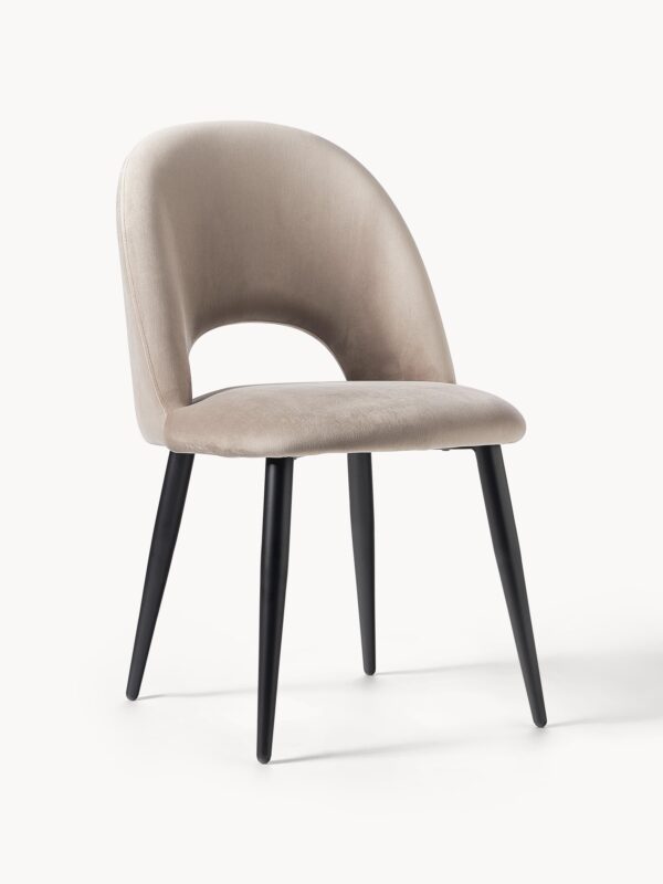 Velvet Upholstered Chair Rachel