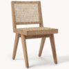 Wooden Dining Chair Sissi with Viennese Wickerwork