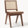 Wooden Dining Chair Sissi with Viennese Wickerwork