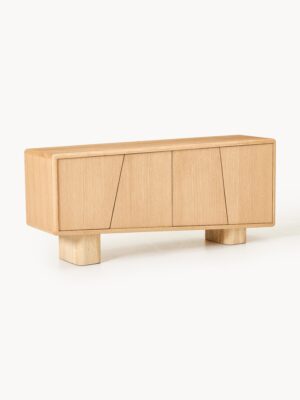 Wooden Sideboard Tundra with Travertine Legs