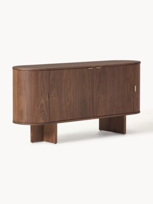 Wooden Sideboard Zumi with Rounded Corners