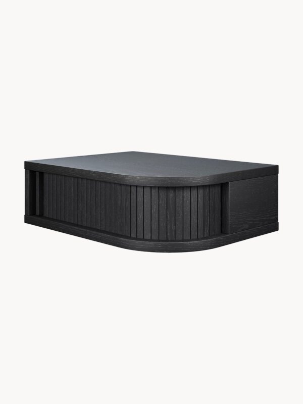 Wooden Wall-Mounted Bedside Table Farsta Tambour with Drawer