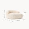 XL Bouclé Lounge Chair Sofia